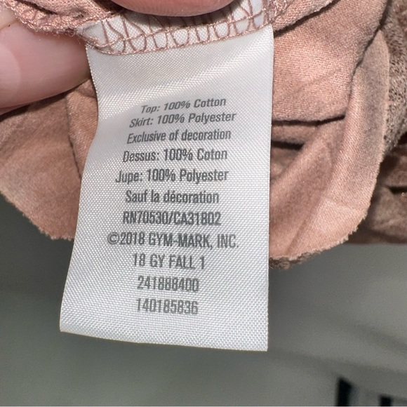 GYMBOREE Metallic Pink & Gray Hooded Spellbound Dress Size 10-12 EUC - Picture 4 of 7